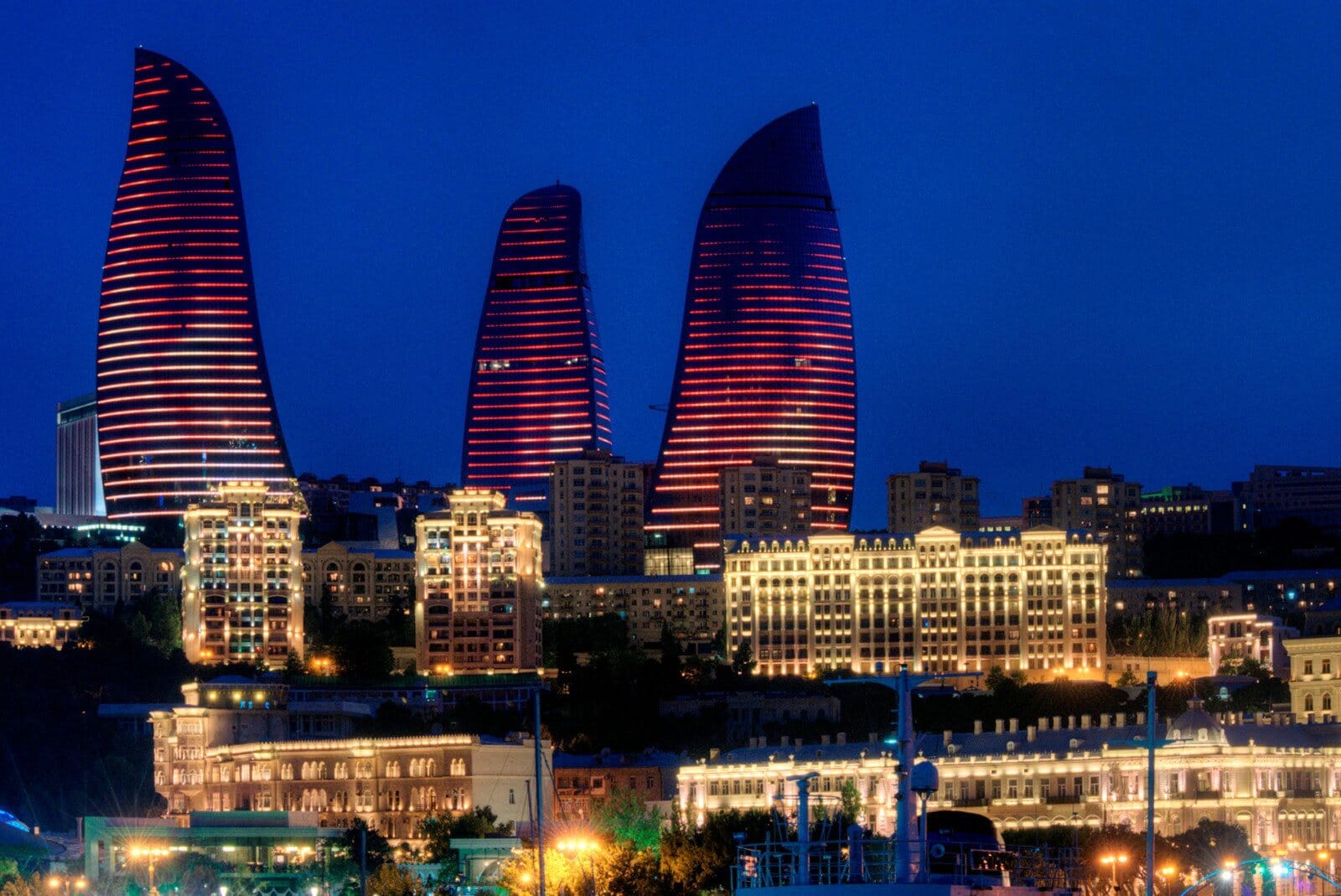 Baku-Flame-Towers-Skyline